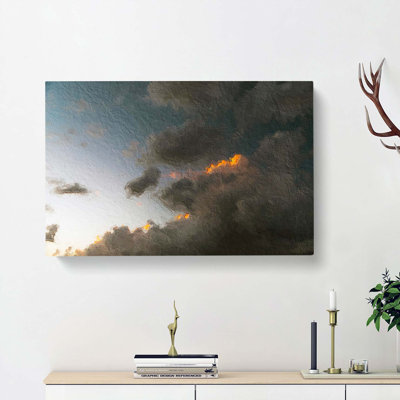 Sunk Kissed Clouds - Wrapped Canvas