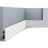 1/2 in D x 2-1/2 in W x 78-3/4 in L Primed White High Impact Polystyrene Baseboard Moulding