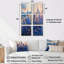 Blue Sunrise Splendor Blue Bonnets - Blue Bonnets, ensemble de 6 reproductions d'art sur toile-809521342-809521341