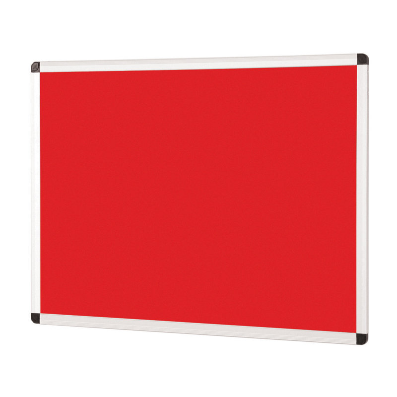 Wall-mounted Notice Board, Red