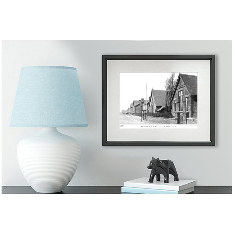 Middlewich, King Street Schools C1950 - Single Picture Frame Print, 45cm H x 60cm W x 2.3cm D