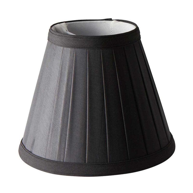 12.5cm H Linen Empire Lamp Shade ( Clip On ), Black
