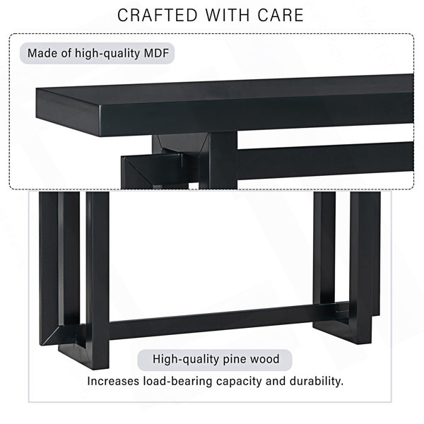 Ivy Bronx Modern Contemporary Console Table, Extra Long Entryway Table ...