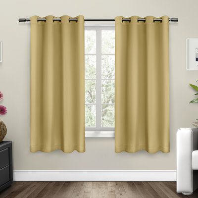 Mcmanus Room Darkening Thermal Grommet Curtain Panels