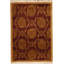 Hand-Knotted High-Quality Red and Yellow Area Rug