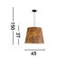 Cheshunt 3 - Light Natural Pendant