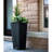 Cara 28" Square Composite Pot Planter with Plant Shelf-31645026