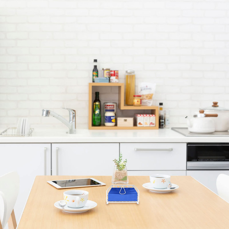 Porte-serviettes de table, Blanc