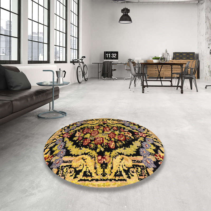 Tapis abstrait moderne 4980, Rond 4 pi