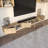 5 Pieces 106'' Floating Entertainment Center With Shelves