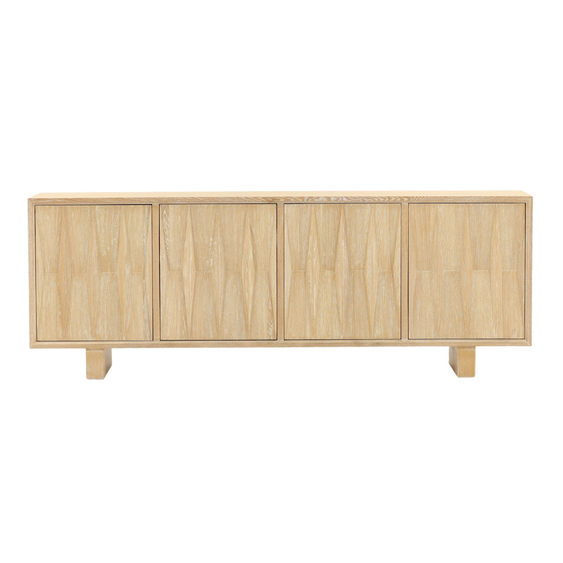 Ximena 87" Wide Sideboard, Light Natural