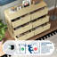 Commode en rotin 8 tiroirs