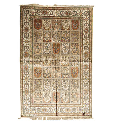 Viscose Floral Indoor Rug