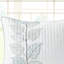 Courtepointe 6 pièces avec coussins brodés, très grand / très grand bleu, style floral en microfibre, brossé réversible, broderie classique feuille-126363482-126363479