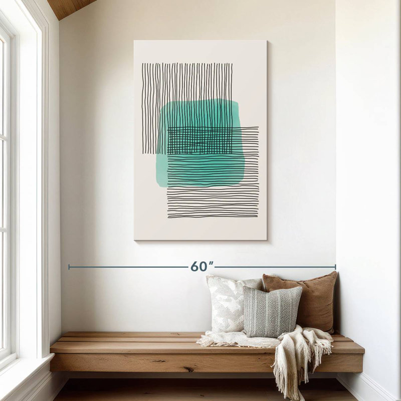 Avery Lines On Square, 45" H x 30" W