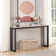 47'' Entryway Console Table, Narrow Sofa Table with Triangular Pipe Design