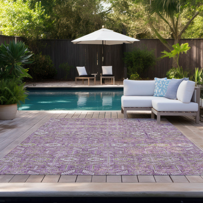 Tapis intérieur / extérieur Coleharbor, Rectangle 5 pi x 7 pi 6 po