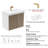 Fidelina 36'' Single Bathroom Vanity with Ceramic Top-143723294