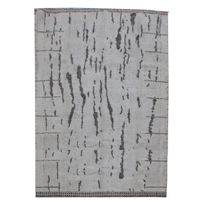 Hand Knotted Wool Abstract Indoor Rug