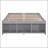 Palatka Bed with Storage Case, 2 Storage Drawers, Platform Bed, Bed Frame-302871042