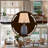 Ceramic Table Lamp With Scallop Shade-1748753065