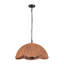 Luminaire suspendu dôme en rotin 3 lumières 23 "23"