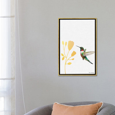 Colibri et la fleur - reproduction d'art
