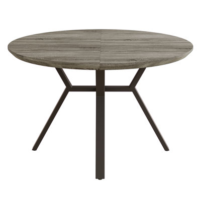 43.2"-59.1" Round Dining Table, Mid-century Round Kitchen Table For 4-6 Person, Modern Leisure Coffee Table