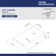 DreamLine TilePrime 32 in. D x 60 in. W x 3 in. H Single Threshold Shower Base