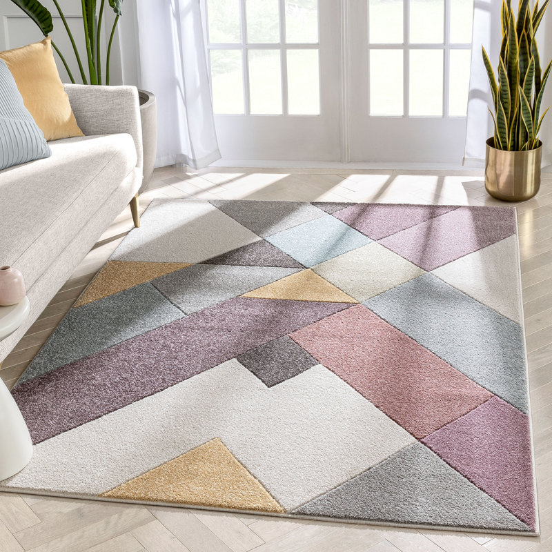 Whoa! Abstract Synthetic Area Rug, Rectangle 160 x 220cm