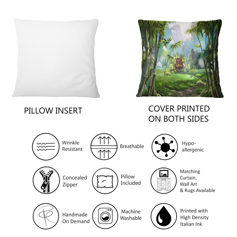 Coussin The House In Bamboo Forest