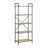 Forshee Geometric Bookcase in Antique Oak and Sandy Gray-145560005