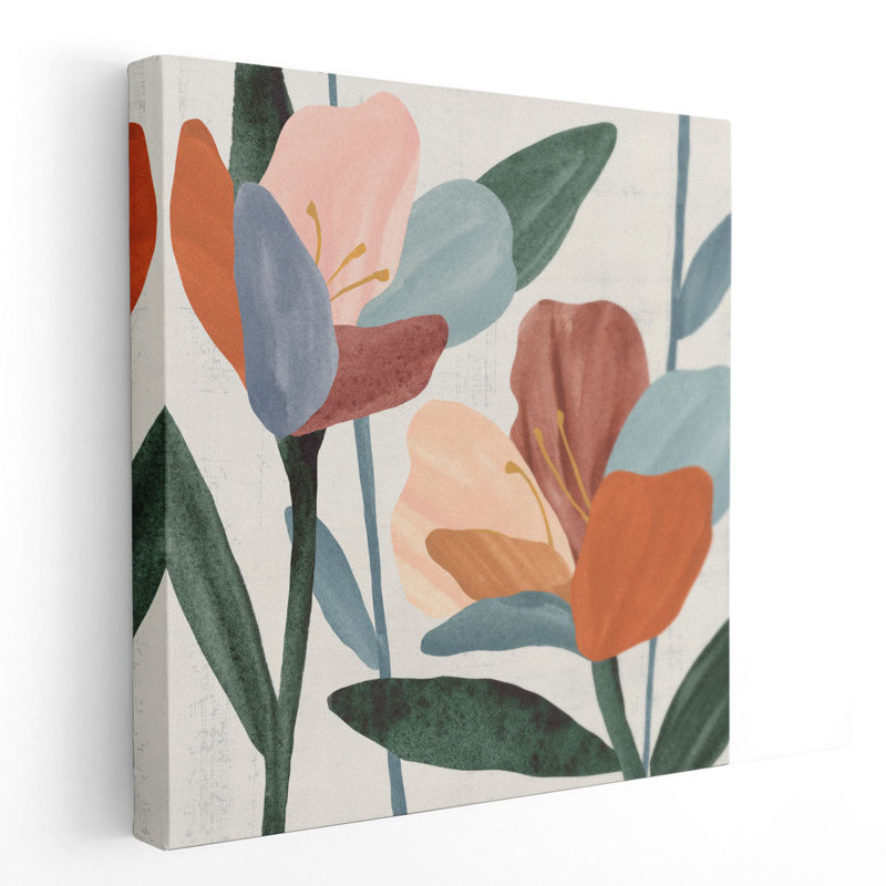 Azalea Jointing I - reproduction d'art sur toile, H 12 po x l 12 po