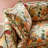 Retro Upholstered Rustic Cotton linen blended sofa