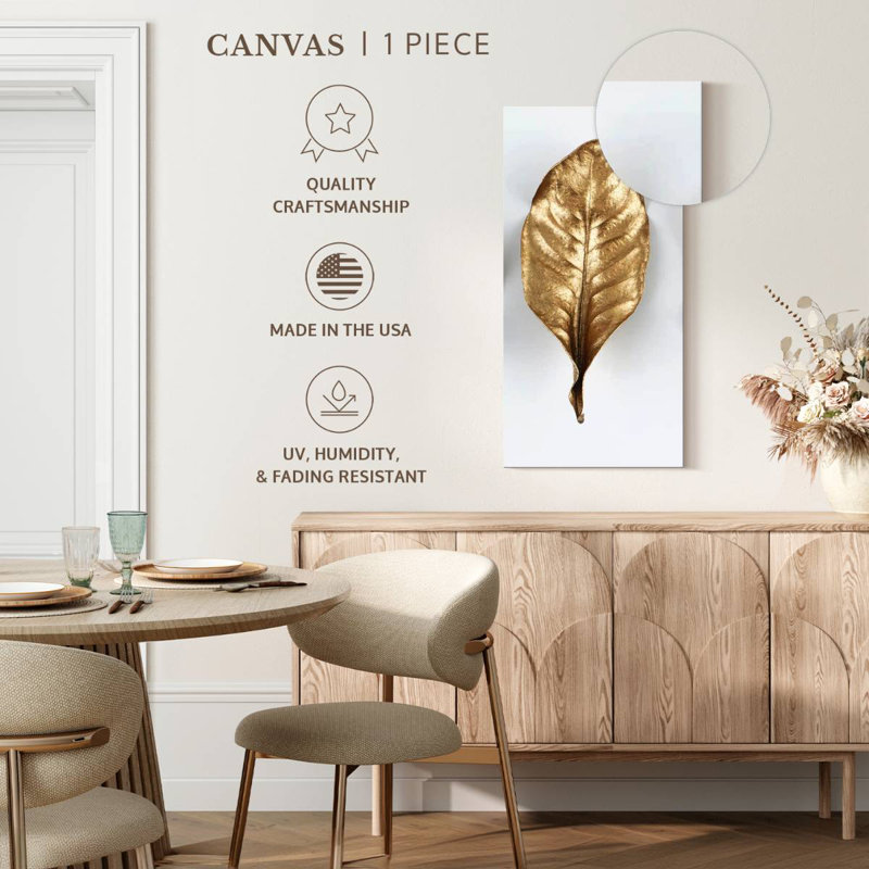 Gold Leaf, 36" H x 18" W