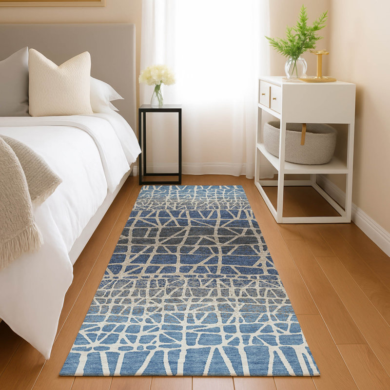 Machine Washable Indoor/Outdoor Chantille ACN2404 Geometric Rug, Runner 2'3" x 7'6"