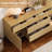 94.5" Wooden Reeded Sideboard With Built-In Charging Station, 4-In-1 Modern Credenza Storage Cabinet For Kitchen, Dining Room-159528738