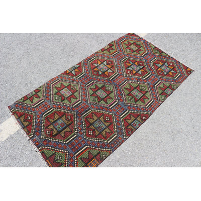 Tapis turc tissé à la main avec un design antique idéal pour le salon et la chambre à coucher