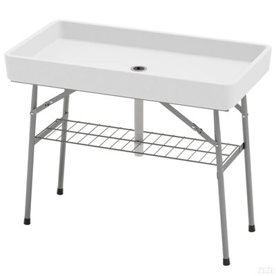 Outdoor Table Cooler,Folding Ice Cooler Table