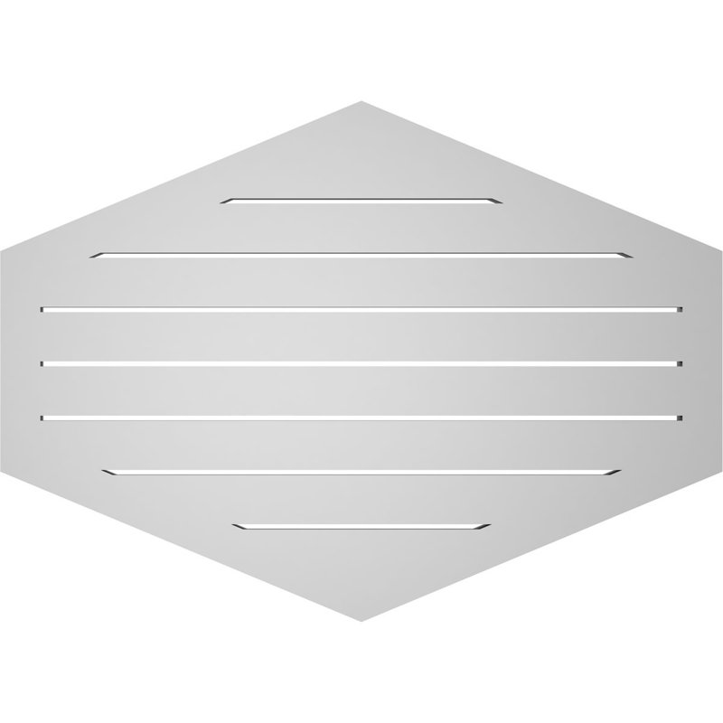 Pente verticale verticale en uréthane 5 pi, H 1,5 po x l 36 po x L 26 po