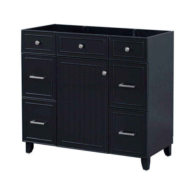Armoire de salle de bain de style moderne, armoire en bois pour salle de bain