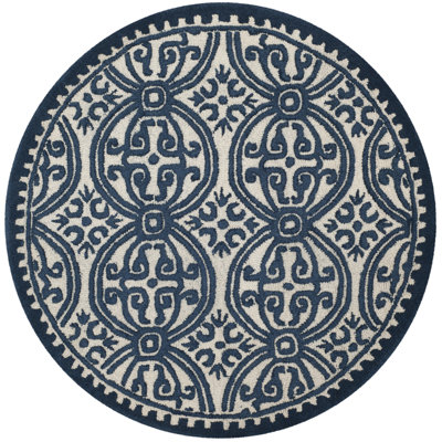 Sadik Hand Tufted Wool Geometric Rug