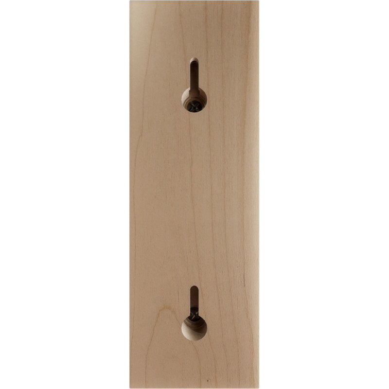 Support de tablette en aulne l 2 1/2 po x P 6 1/4 po x H 7 1/2 po, Aulne, H 7,50 po x l 2,50 po x P 6,25 po