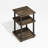 Creekside Easy Assembly Multipurpose Shelf, Brown Walnut/Black