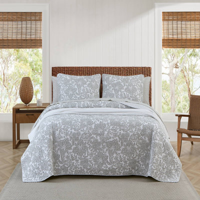 Tommy Bahama Island Memory Cotton Reversible Quilt Set
