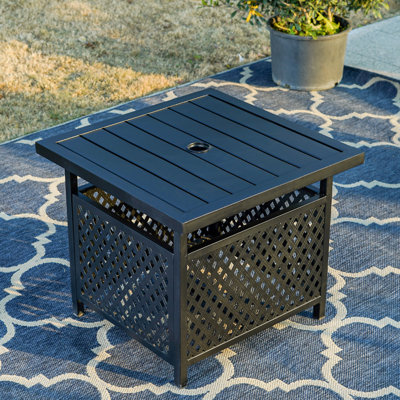 Margretta Square 48cm L Outdoor Side Table