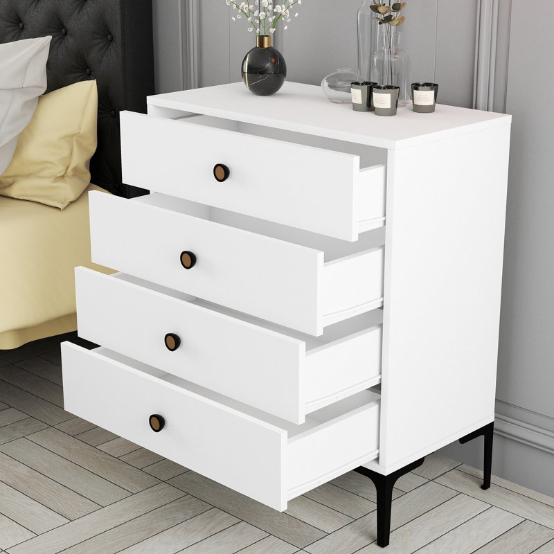 Commode Paucker, Blanc