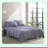 EcoBlend Denim Percale Queen Sheet Set - Sustainable Solid Heather Recycled Fiber Bedding - Soft & Breathable - Eco-Friendly Bedroom Upgrade
