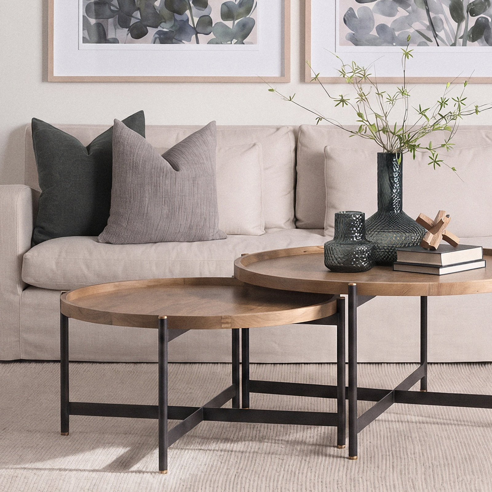 Molise Coffee Table, 19" H x 42.25" L x 42.25" W