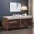 43" Distressed Shutter Storage Bench, Entryway Storage with Storage-569099702